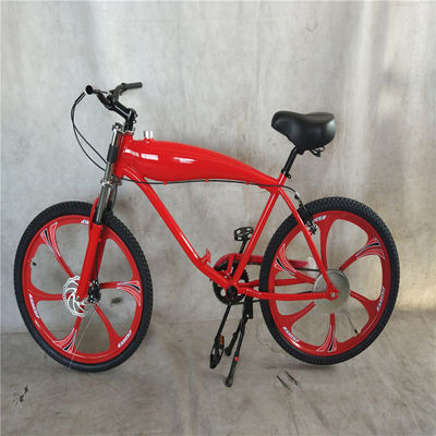 Quadro de bicicleta motorizada de 26 polegadas movido a gás com tanque de gás e kit de motor de 80cc