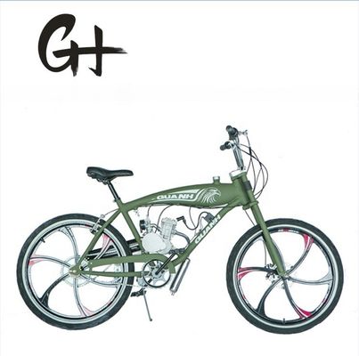 Quadro de bicicleta motorizada de 26 polegadas movido a gás com tanque de gás e kit de motor de 80cc