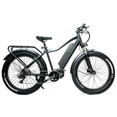 Largura do pneu 26*4&quot; 7 velocidade pneu de neve gordura bicicleta de montanha elétrica com motor médio Bafang