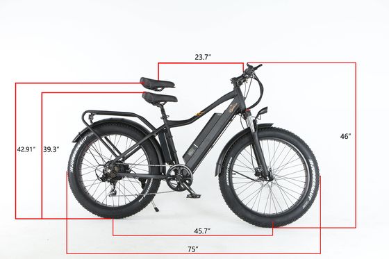Largura do pneu 26*4&quot; 7 velocidade pneu de neve gordura bicicleta de montanha elétrica com motor médio Bafang