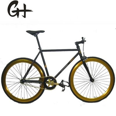 Material do garfo Aço 700C Hi-Ten Frame OEM CE Single Speed Flip-Flop Hub Fixed Gear Bike
