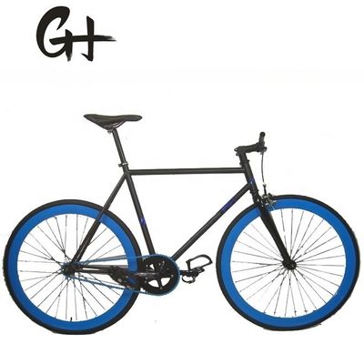 Material do garfo Aço 700C Hi-Ten Frame OEM CE Single Speed Flip-Flop Hub Fixed Gear Bike