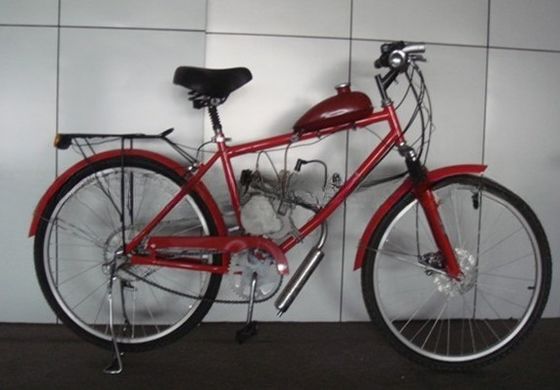 Bicicleta elétrica Beach Cruiser com motor de 50cc 2015 modelo de estrutura de aço elétrica incluída
