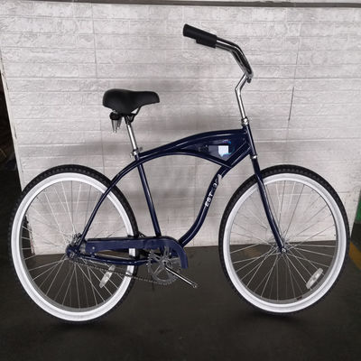 Big Logo Adultos 26 polegadas Single Speed Beach Cruiser Bicicleta com opção de porta dianteira