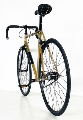 OEM Color 700C Lugged Frame Fixie Gear Bicicleta com peças de alumínio e estrutura de aço