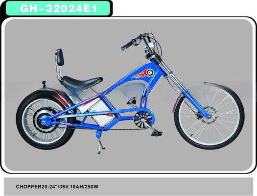 250w Electric Chopper Bike E Bike Bike para transporte sustentável