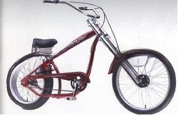 Quadro de aço GHAO Chopper Bike Beach Cruiser Bicicleta Não dobrável Opção de modelo
