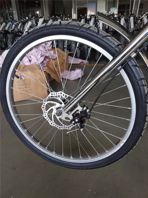 Bicicleta para homens de 20-24 polegadas com suspensão de garfo e opções personalizáveis
