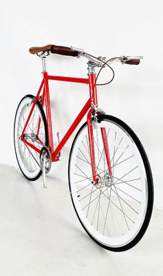 Certificado CE 700C 4130 CR-MO Estrutura de aço Bicicleta de engrenagem fixa com sistema de travagem de calibre