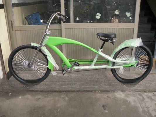 Bicicleta Long Beach Cruiser de 26-26 polegadas com estrutura de aço durável e borda de liga de alumínio