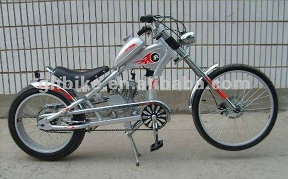 Chopper Bicicleta Bicicleta a gás com motor de gás potente e estrutura de aço