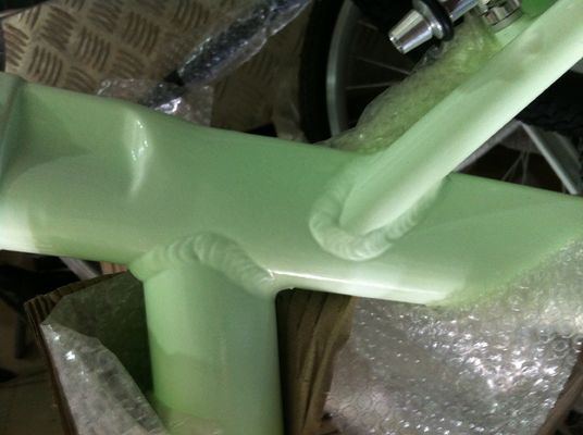 Cores 700C Verde Bicicleta Fixie Gear Single Speed com Neon Nights Tinta Brilhante no Escuro