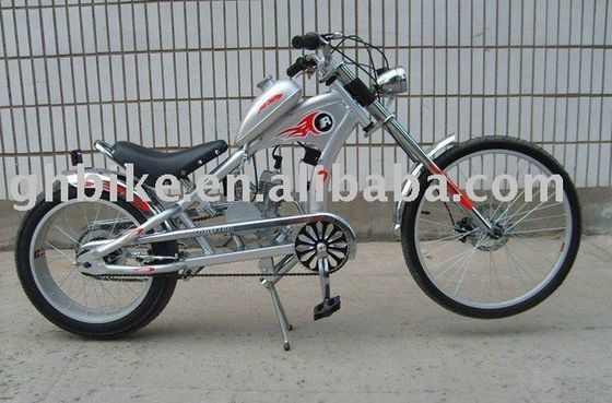 ROSH certificado 24 &quot;GAS Motor Chopper Bike e material de garfo de aço para melhor desempenho