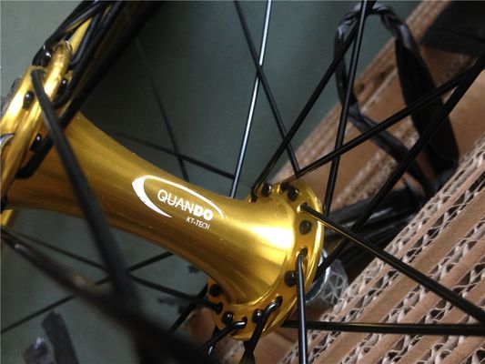 Conjunto personalizado de rodas de bicicleta de engrenagem fixa 700C com cor Pantone e buraco 32-40H