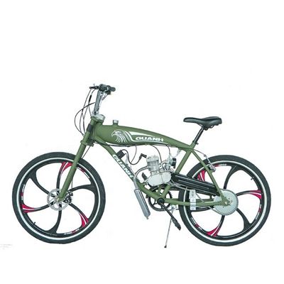 23 kg Peso Bruto 26&quot; Tanque Interno Alumínio Chopper Gas Bike com motor de 2 tempos
