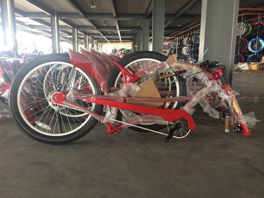2.2m Long Frame Beach Cruiser Chopper Bicicleta com 24&quot; 3,0 grandes pneus e 150KG capacidade de carga