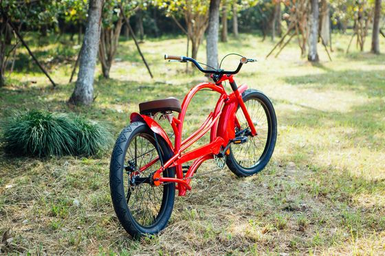 2.2m Long Frame Beach Cruiser Chopper Bicicleta com 24&quot; 3,0 grandes pneus e 150KG capacidade de carga