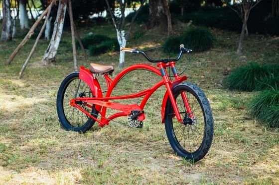 2.2m Long Frame Beach Cruiser Chopper Bicicleta com 24&quot; 3,0 grandes pneus e 150KG capacidade de carga