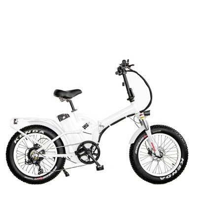 20*4&quot; Pneus 1000W 52V 21AH Bateria de lítio Suspensão completa Bicicleta elétrica dobrável