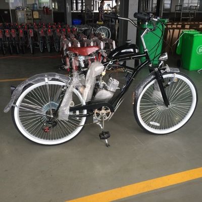 26 polegadas Cruiser Bicicleta Motor de gasolina Motor de bicicleta Motor com 2 tempos 50CC Deslocamento