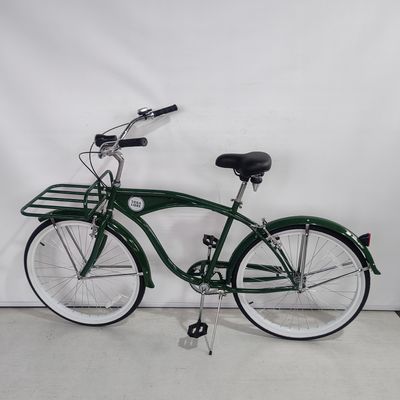 Material de Forquilha de Aço Adultos Single Speed Homens Beach Cruiser Bike 26 polegadas para promoção