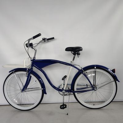 Material de Forquilha de Aço Adultos Single Speed Homens Beach Cruiser Bike 26 polegadas para promoção
