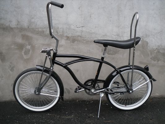 Quadro de aço 20 polegadas Beach Cruiser CE Monoposto de velocidade única Freio Lowrider Bicicleta 15KG