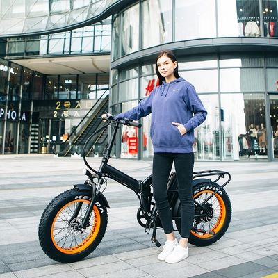 20&quot; 48V 1000W OEM EN15194 50KM/H 13AH Bateria de lítio dobrável Full Suspension Frame Bicicleta elétrica