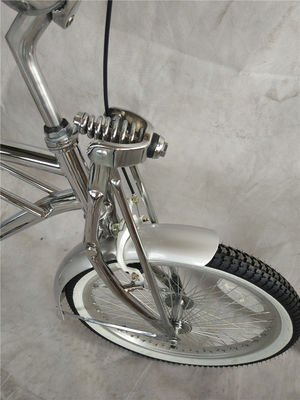 CP 20 polegadas Springer Fork Bicicleta Lowrider Chopper Bike Adult Beach Cruiser Lowrider Bicicleta 12kg