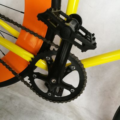 CE aprovado 700C 80MM Big Rim Colorido Single Speed Fixed Gear Bike com 1.6m Stem de liga