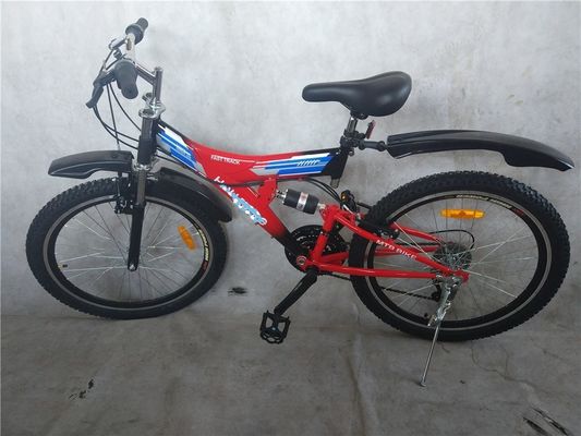 Quadro de aço 18 velocidade descida MTB Ciclo Full Dual Suspensão Mountain Bike 24 para OEM