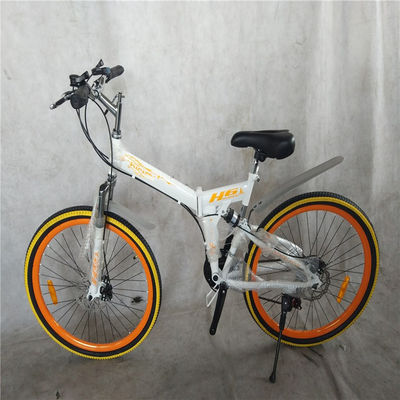 1.8m Full Suspension Folding Frame Adult Mountain Bike com peso bruto de 17kg