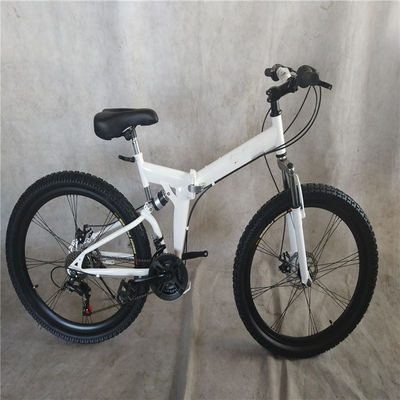 1.8m Full Suspension Folding Frame Adult Mountain Bike com peso bruto de 17kg