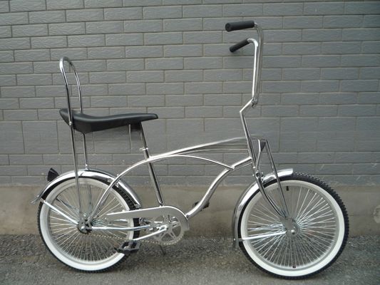 Forquilha de aço 20 polegadas Adultos Cor preta Crianças Produtos desportivos Crianças Beach Cruiser Lowrider Bike