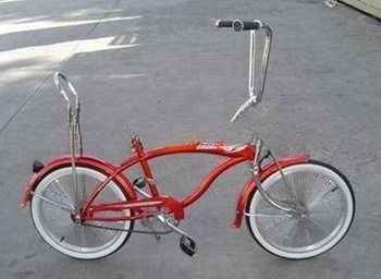 Forquilha de aço 20 polegadas Adultos Cor preta Crianças Produtos desportivos Crianças Beach Cruiser Lowrider Bike