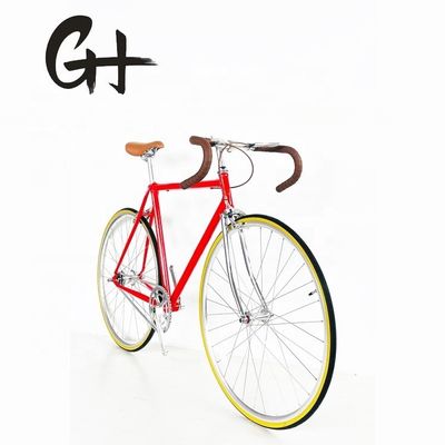 Cr-Mo Steel Frame Fixie Bike com Classic Lugged Frame e 11KG Lightweight Design