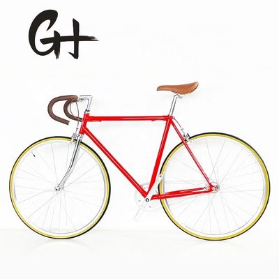 Cr-Mo Steel Frame Fixie Bike com Classic Lugged Frame e 11KG Lightweight Design