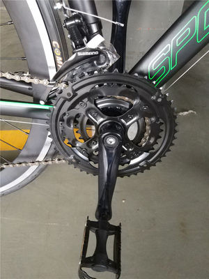 Bicicleta de estrada masculina 700C com tronco de liga e travão de disco 21S 2024 Alumínio estrutura de liga