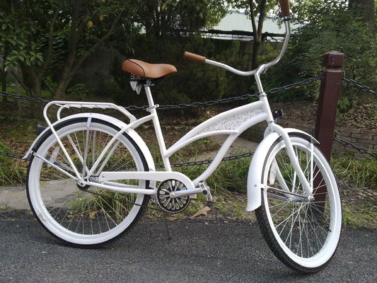 Bicicleta de cruzeiro de praia de freio de disco de estrutura de aço OEM para o mercado americano Venda de meio de ano