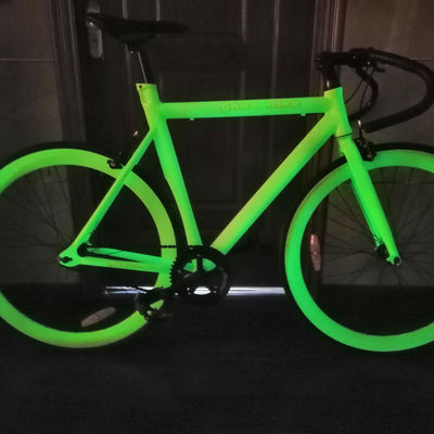 Em estrada 11KGS GHBIKE 700c Fixie Bike Noctilucence Fixed Gear Bike 11KGS 700c Em estrada