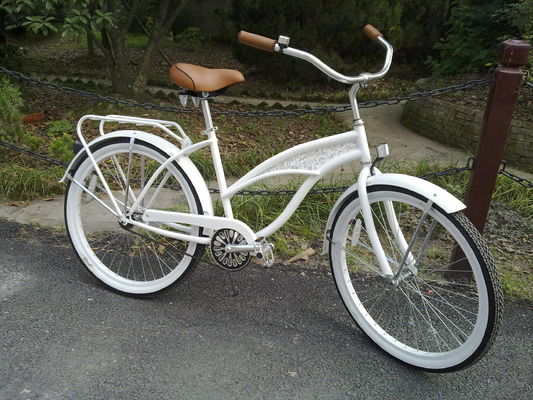 Bicicleta de cruzeiro de praia de freio de disco de estrutura de aço OEM para o mercado americano Venda de meio de ano
