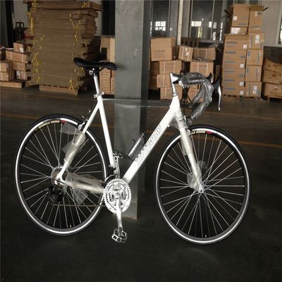 Quadro de alumínio Quadro duro Fitness Bicicleta de corrida para homens Bicicleta de estrada 700c OEM Personalizar