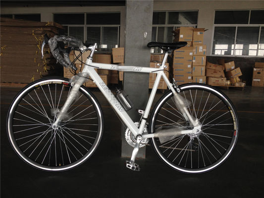 Quadro de alumínio Quadro duro Fitness Bicicleta de corrida para homens Bicicleta de estrada 700c OEM Personalizar