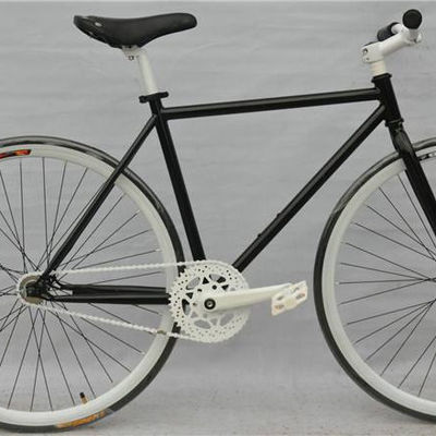 Steel Fork GHBIKE 700c Fixie Bike Fixed Gear Bike com cadeia KMC e belo design