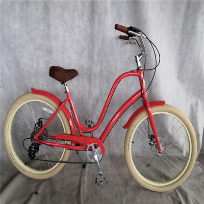 26 polegadas Custom Stretch Single Speed Foot Brake Beach Cruiser Bike com Pedal Ordinário