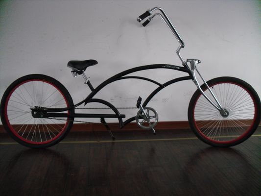 26 polegadas Chopper estilo Beach Cruiser Bicicleta com garfo de aço e capacidade de carga de 150 kg
