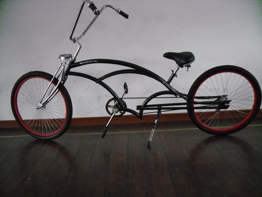 26 polegadas Chopper estilo Beach Cruiser Bicicleta com garfo de aço e capacidade de carga de 150 kg