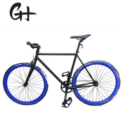 700C Bicicleta de engrenagem fixa com travão de calibre e estrutura de aço Hi-Ten Peças OEM EUA CE UL