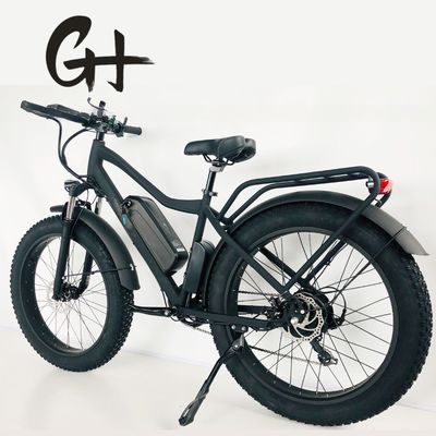 26 polegadas PAS 750W 1000W 48V bateria de lítio pneu de gordura mountain bike elétrico para homens adultos