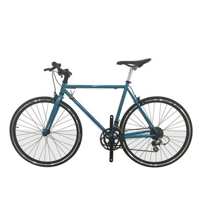Alumínio sem fio Stem 700C Hi-Ten Frame de aço Sunrace 14S Velocidades de bicicleta de estrada para adultos